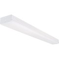 Nuvo LED 4FT Wide Strip Light, 40W, 5000K, White, w/Knockout and Sensor 65/1143
